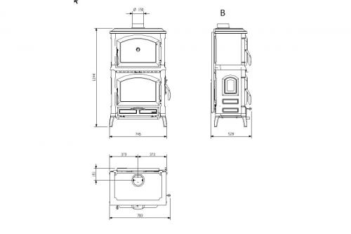 Preview: Kaminofen Isotta Forno Evo von La Nordica